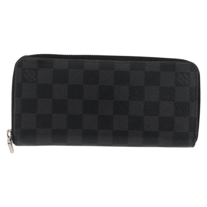 Louis Vuitton Zippy wallet vertical Damier Graphite, GRAY, CANVAS, Wallets