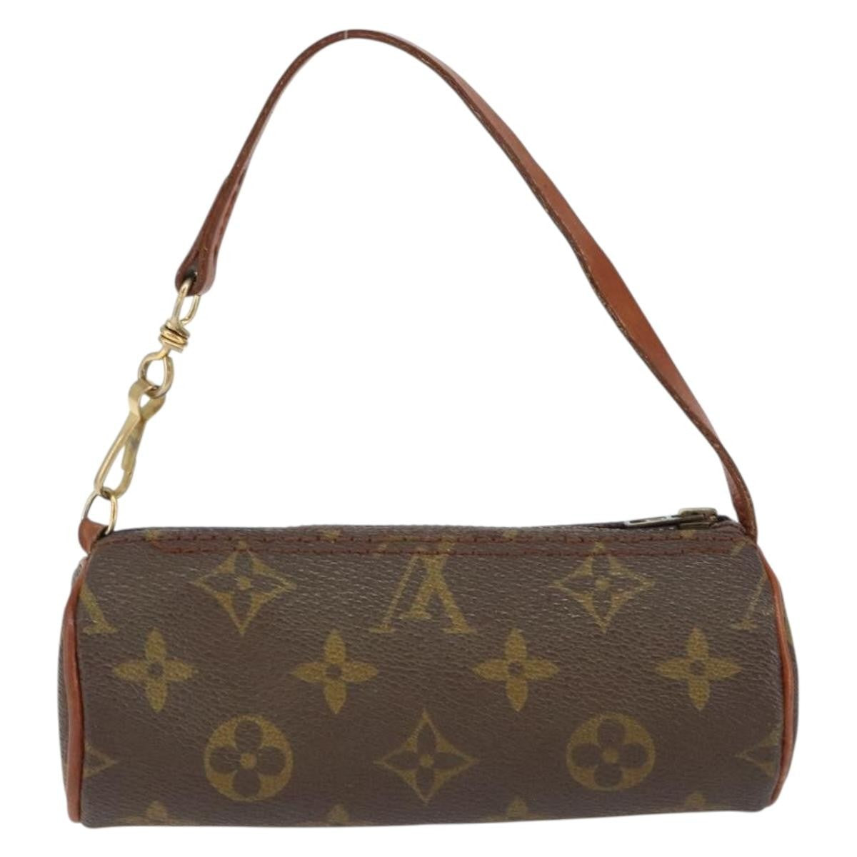 Louis Vuitton Papillon Pochette Monogram Canvas, BROWN, CANVAS, Clutche & pouche