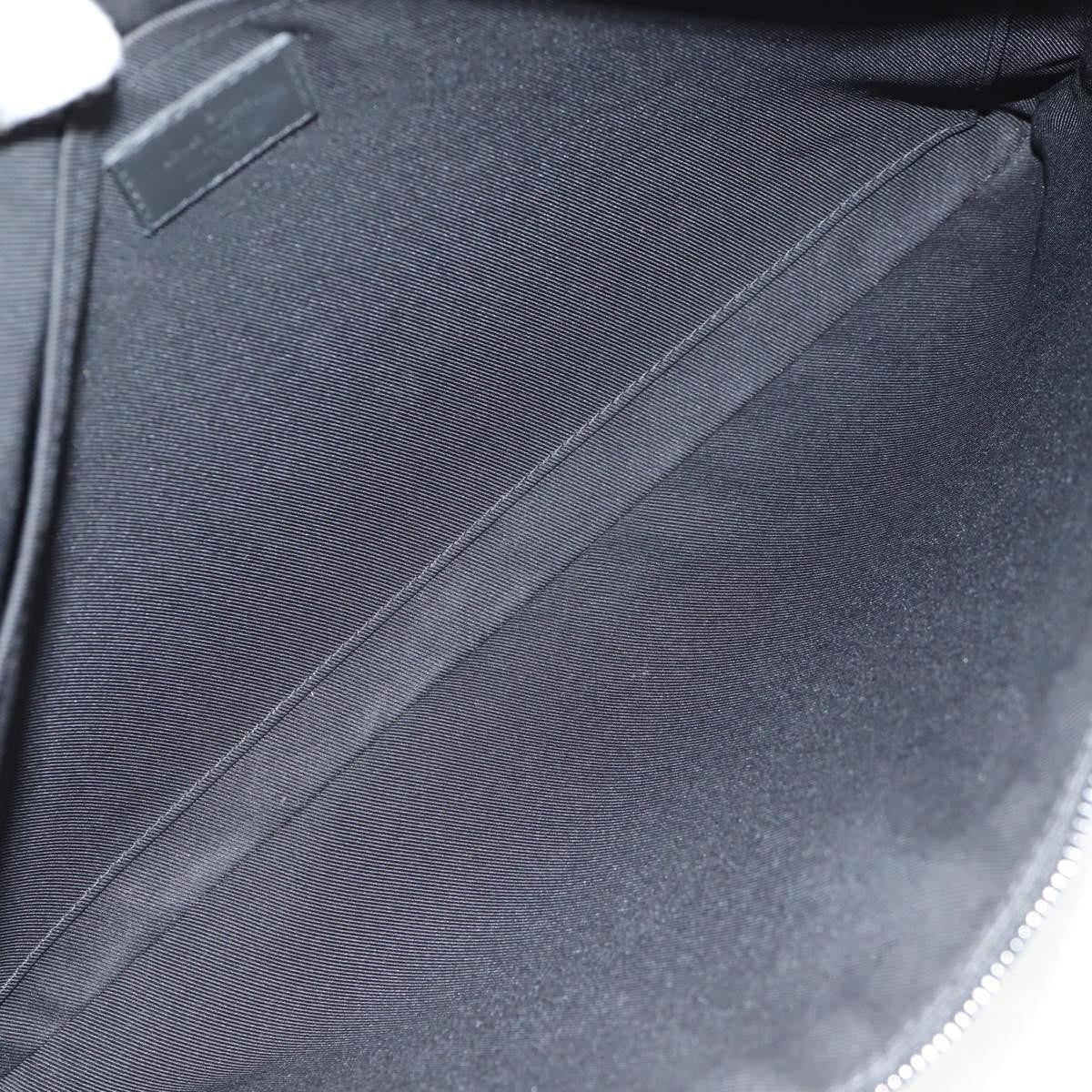 Louis Vuitton Discovery Pochette Monogram Shadow Leather, BLACK, LEATHER, Clutche & pouche