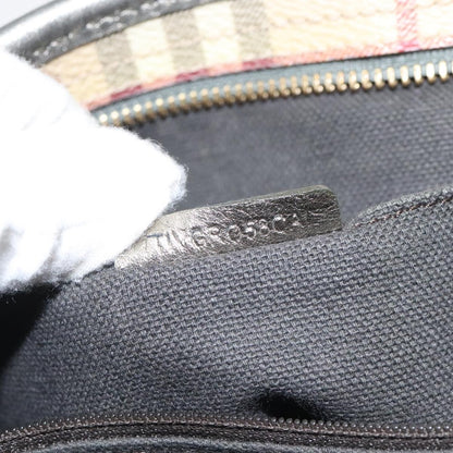 Burberry Regent Tote Haymarket Coated Canvas, BEIGE, PVC, Tote bag