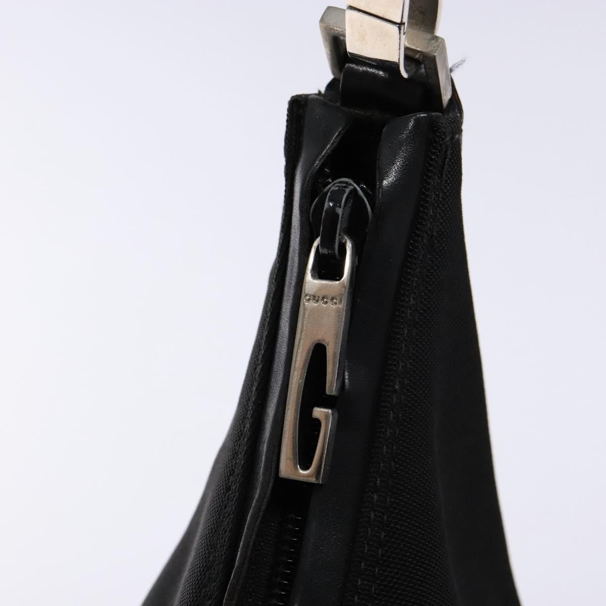 Gucci Zip Hobo Canvas, BLACK, CANVAS, Shoulder bag