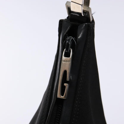 Gucci Zip Hobo Canvas, BLACK, CANVAS, Shoulder bag