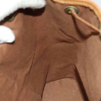 Louis Vuitton Vintage Montsouris Backpack Monogram Canvas, BROWN, CANVAS, Backpack