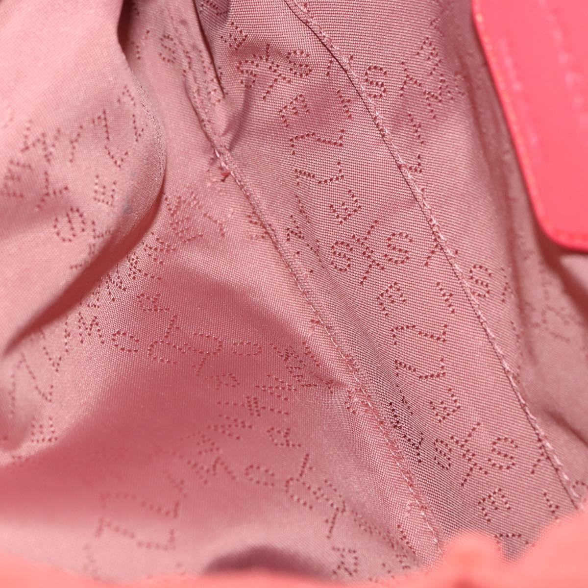 Stella McCartney Falabella Fold Over Flap Crossbody Bag Shaggy Deer, ORANGE, POLYESTER, Shoulder bag