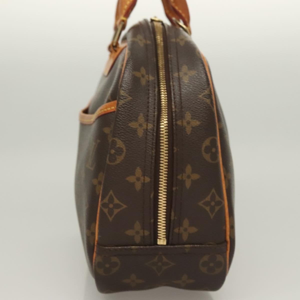 Louis Vuitton Trouville Handbag Monogram Canvas, BROWN, CANVAS, Handbag