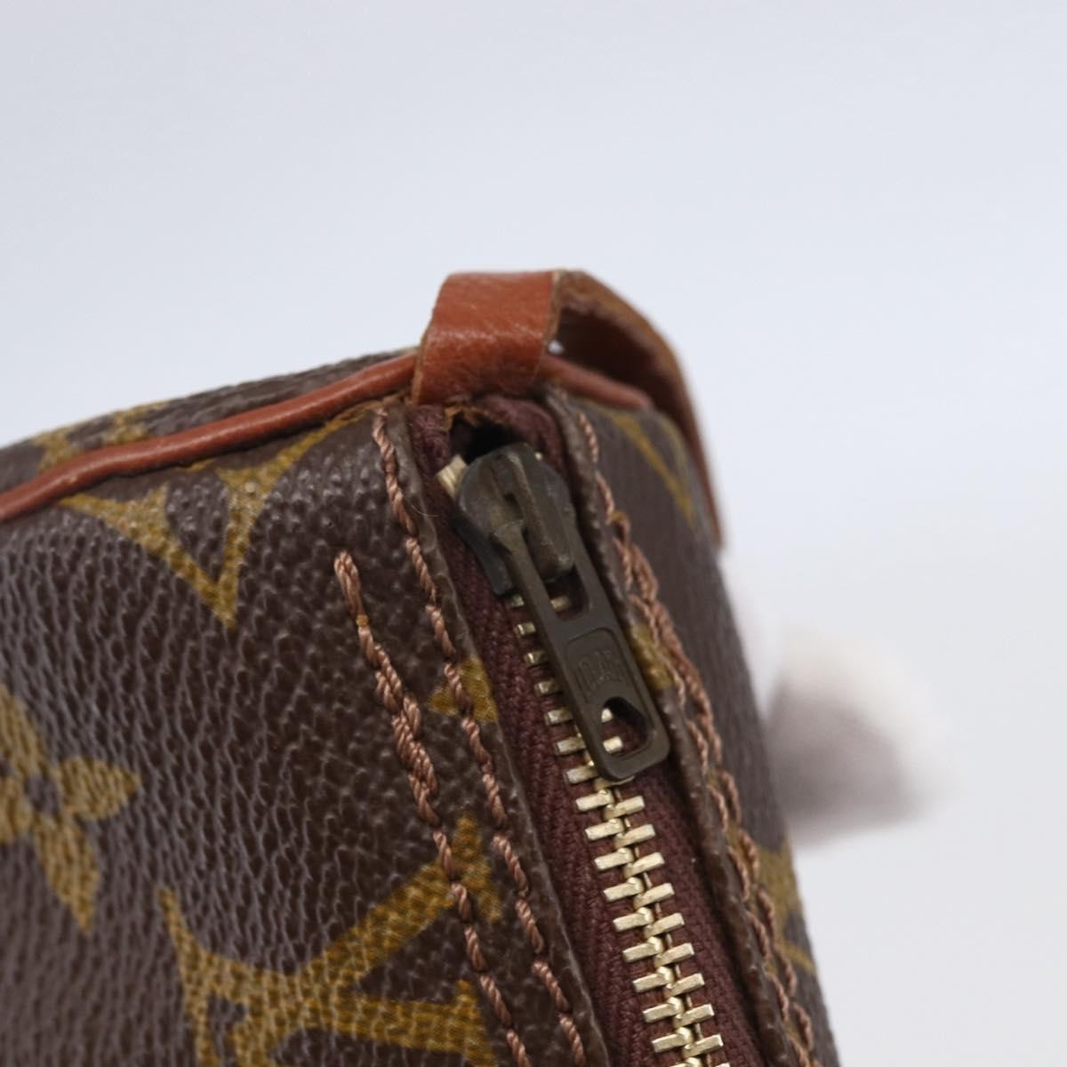 Louis Vuitton Papillon Pochette Monogram Canvas, BROWN, CANVAS, Clutche & pouche