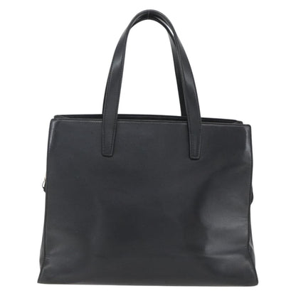 Loewe Vintage Anagram Tote Leather, BLACK, LEATHER, Tote bag