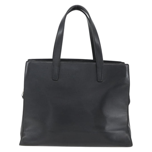Loewe Vintage Anagram Tote Leather, BLACK, LEATHER, Tote bag