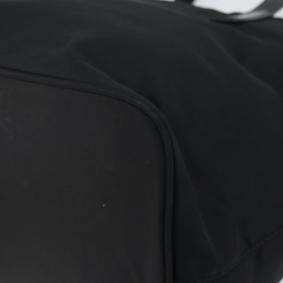 Prada Vintage Zip Tote Tessuto, BLACK, NYLON, Tote bag