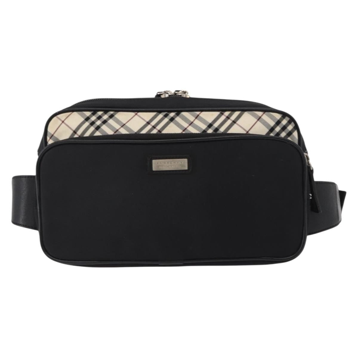 Burberry Waist Bag Nylon, BLACK, NYLON, Shoulder bag