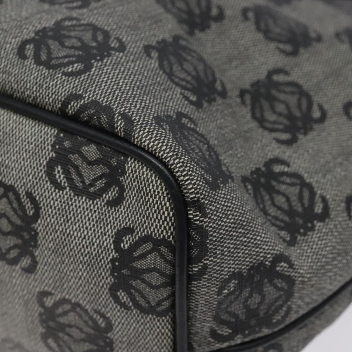 Loewe Anagram handbag PVC Leather, BLACK, PVC, Handbag