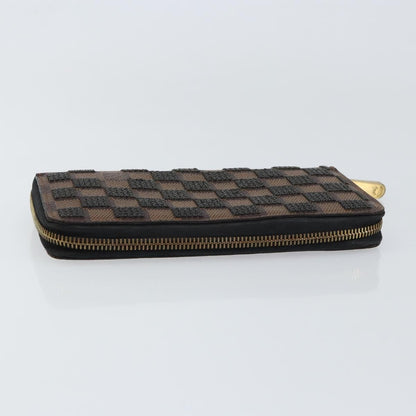 Louis Vuitton Zippy Wallet NM Damier Piet, BLACK, CANVAS, Wallets