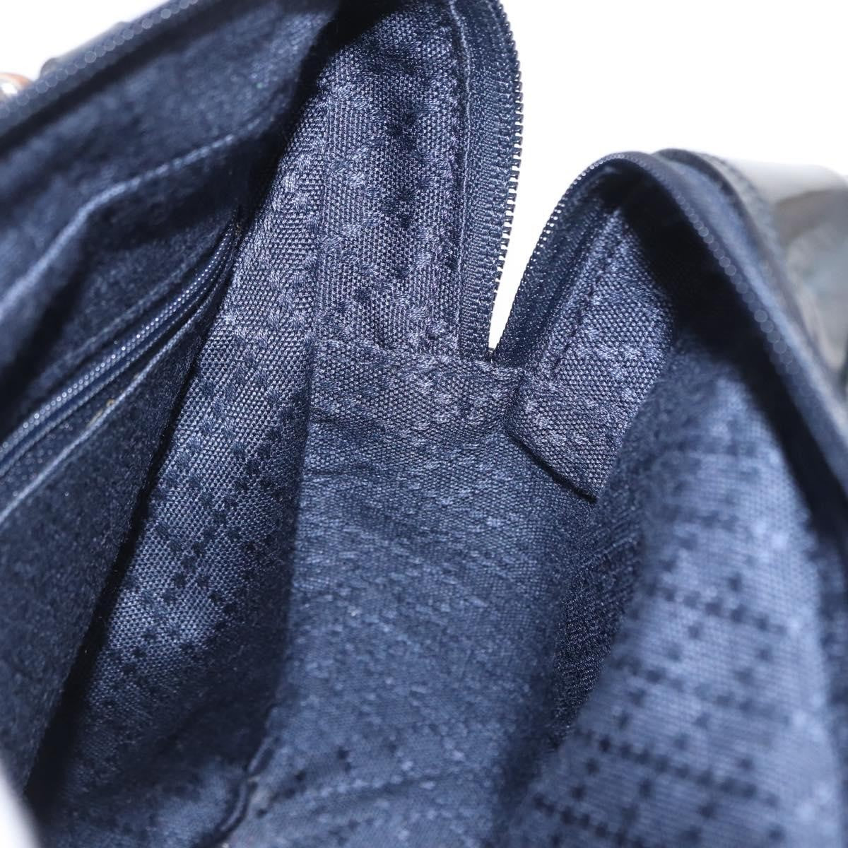 Gucci Vintage Bamboo Handle Bag Nylon, BLACK, NYLON, Handbag