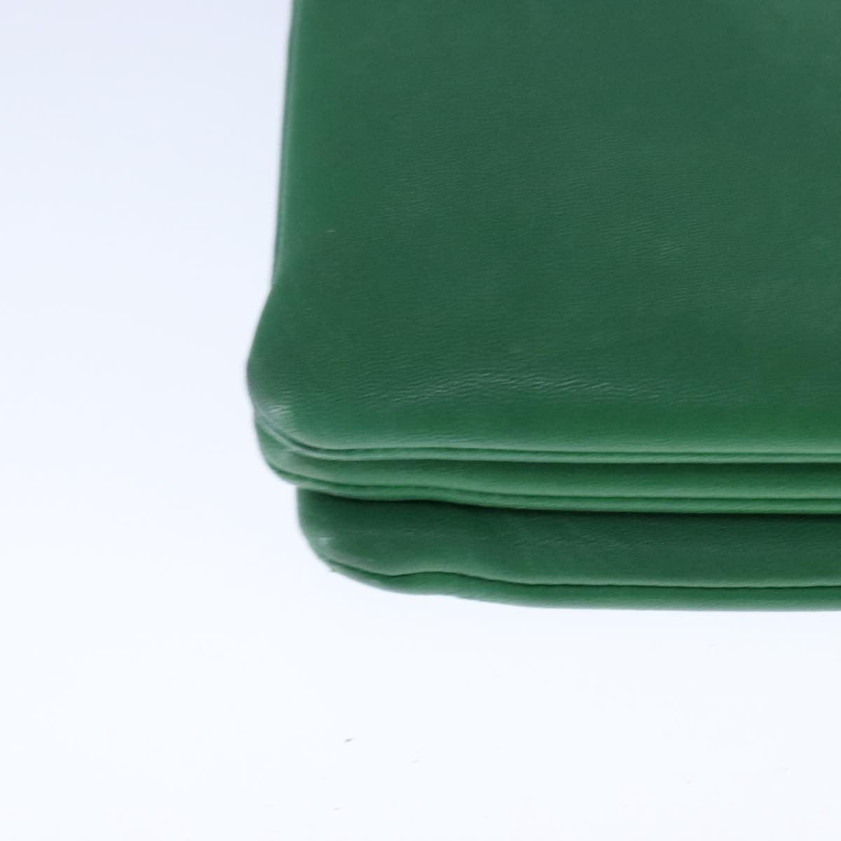 Celine Trio Crossbody Bag Leather, GREEN, LEATHER, Crossbody bag