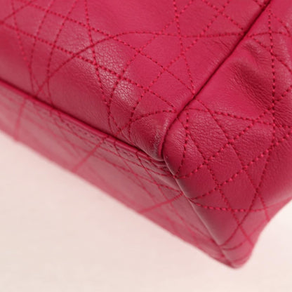 Christian Dior Long Chain Miss Dior Bag Cannage Quilt Lambskin, PINK, LEATHER, Shoulder bag