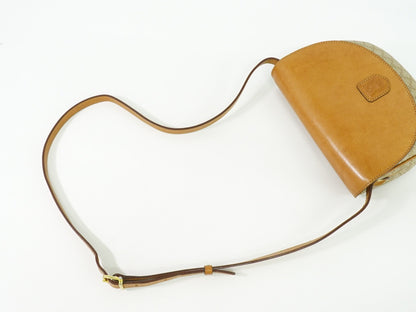 Celine Macadam Shoulder Bag PVC Leather, BEIGE, PVC, Shoulder bag