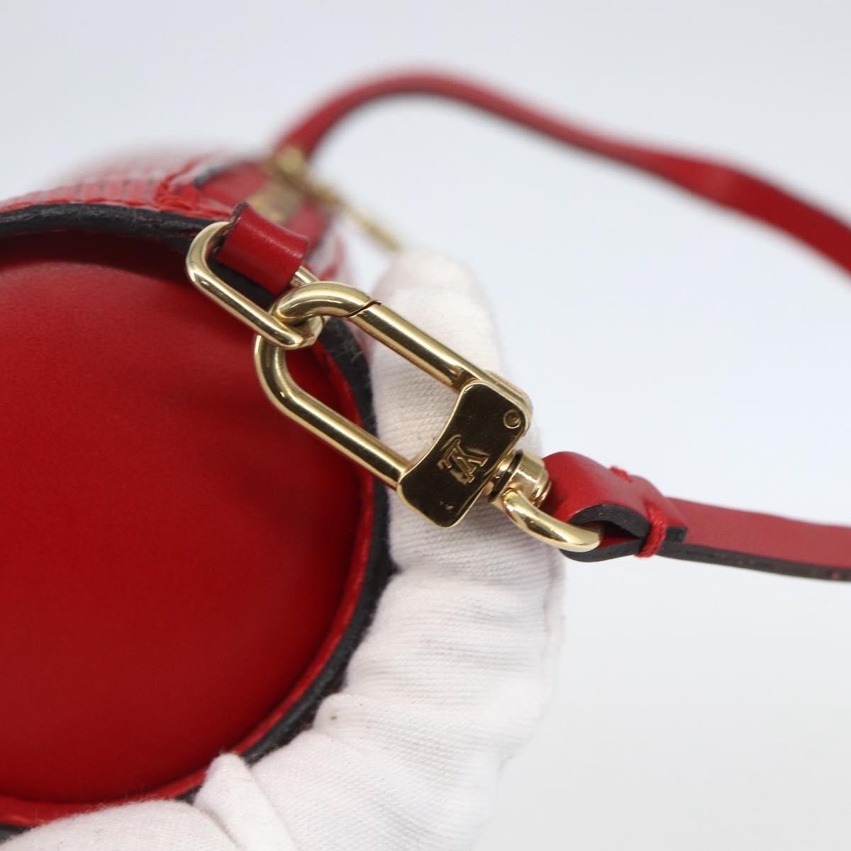 Louis Vuitton Soufflot Pochette Epi Leather, RED, LEATHER, Clutche & pouche