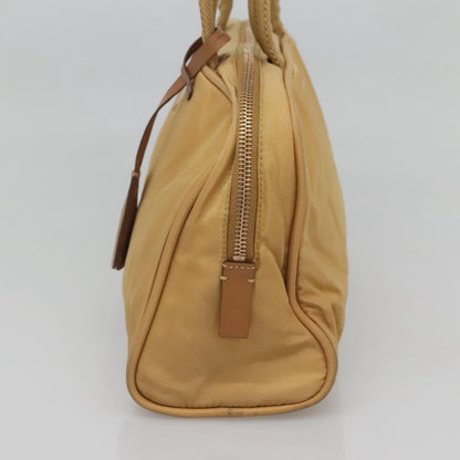 Prada Vintage Handbag Canvas, GOLD, NYLON, Handbag
