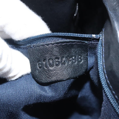 Bally Vintage Shoulder Bag Leather, NAVY, LEATHER, Shoulder bag