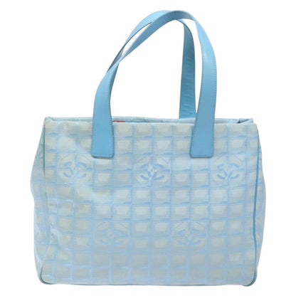 Chanel Travel Line Tote Nylon, BLUE, NYLON, Tote bag