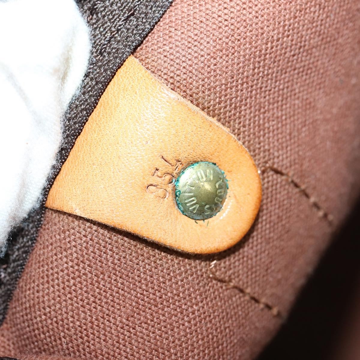 Louis Vuitton Keepall Bag Monogram Canvas, BROWN, CANVAS, Travel bag