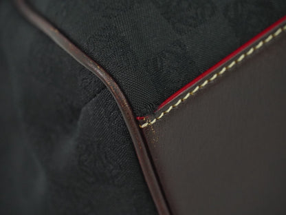 Loewe Anagram Tote Canvas, BLACK, CANVAS, Tote bag