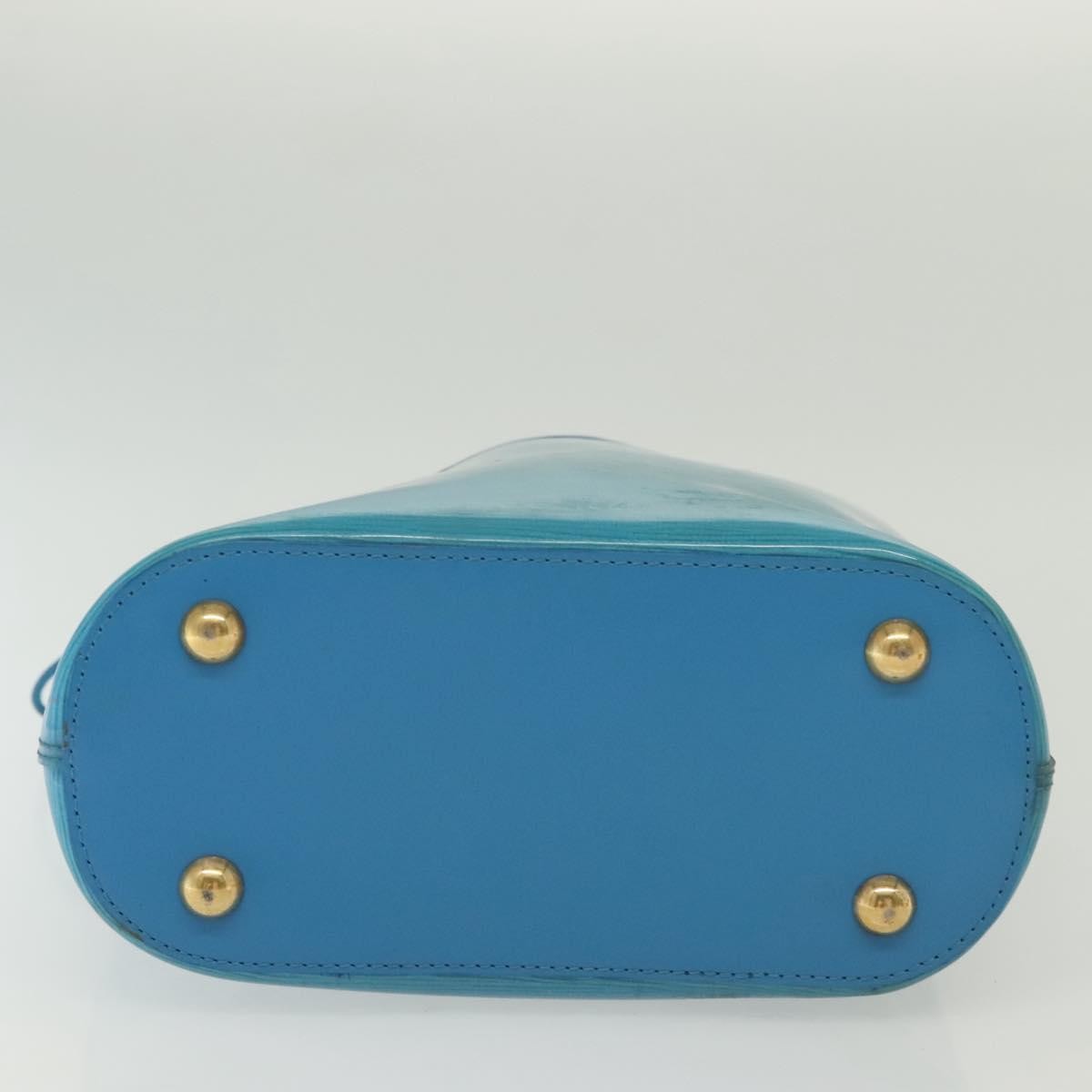 Louis Vuitton Plage Lagoon Bay Handbag Vinyl Epi Leather, BLUE, LEATHER, Handbag