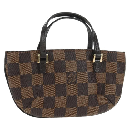 Louis Vuitton Manosque Pochette Damier, Brown, Canvas, Clutch