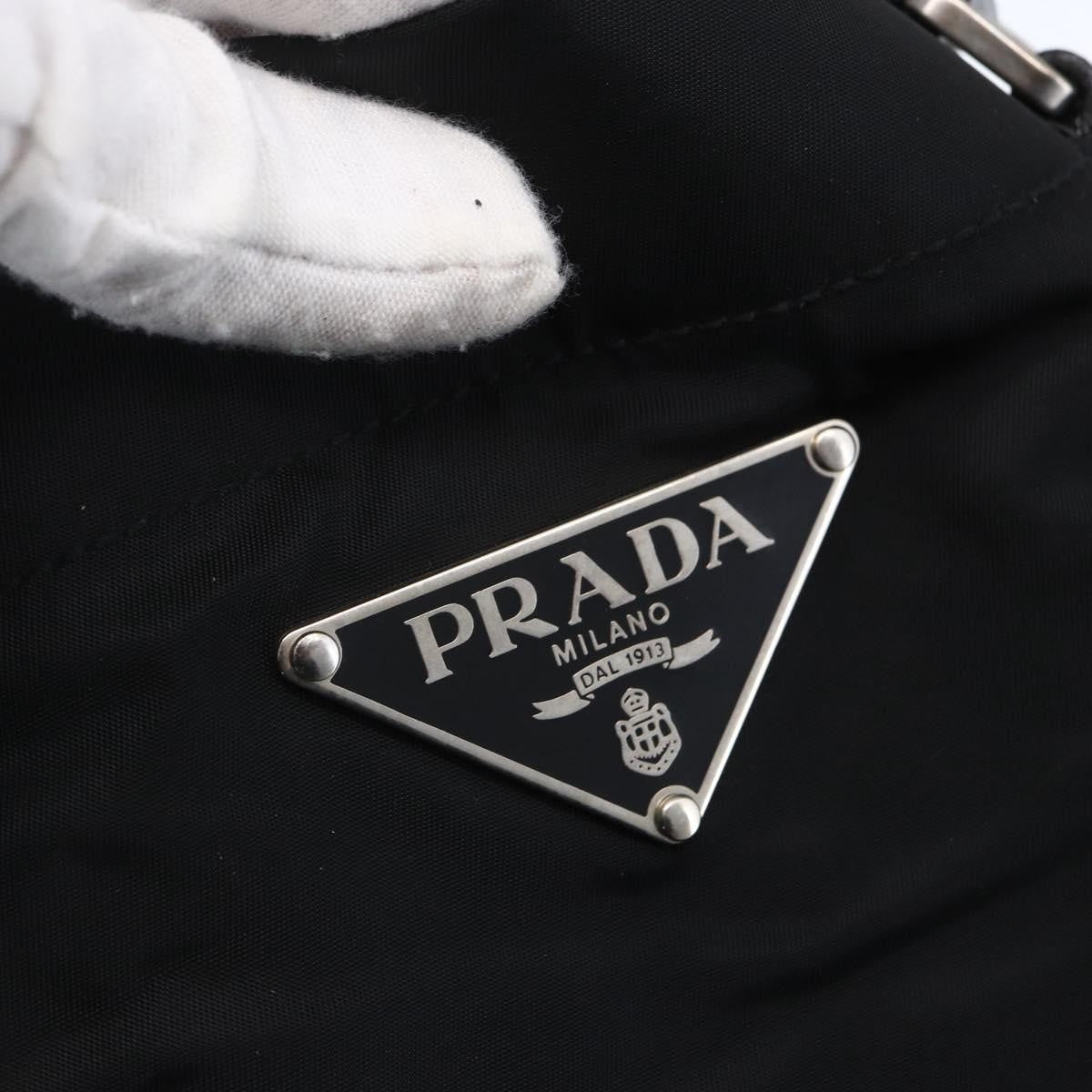 Prada Vintage Tote Tessuto, BLACK, NYLON, Tote bag