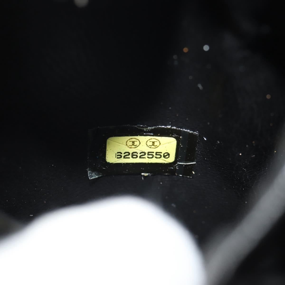 Chanel Vintage Timeless Cosmetic Case Caviar, BLACK, LEATHER, Clutche & pouche