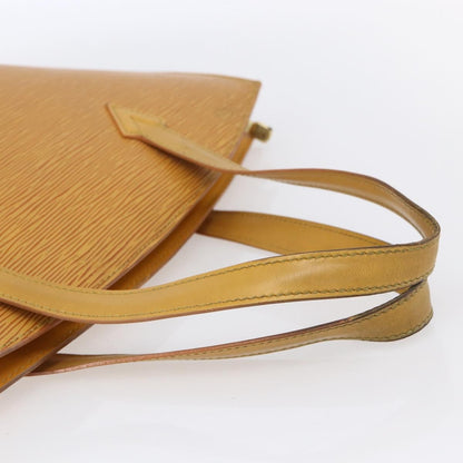 Louis Vuitton Saint Jacques Handbag Epi Leather, YELLOW, LEATHER, Handbag