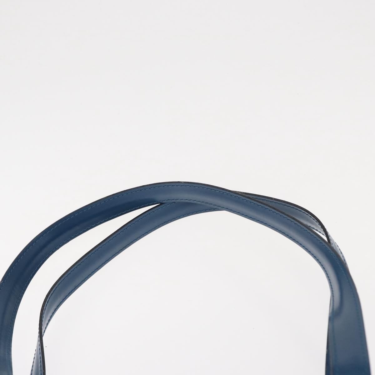 Louis Vuitton Saint Jacques Handbag Epi Leather, BLUE, LEATHER, Shoulder bag