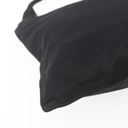 Prada Flat Messenger Bag Tessuto, BLACK, NYLON, Shoulder bag