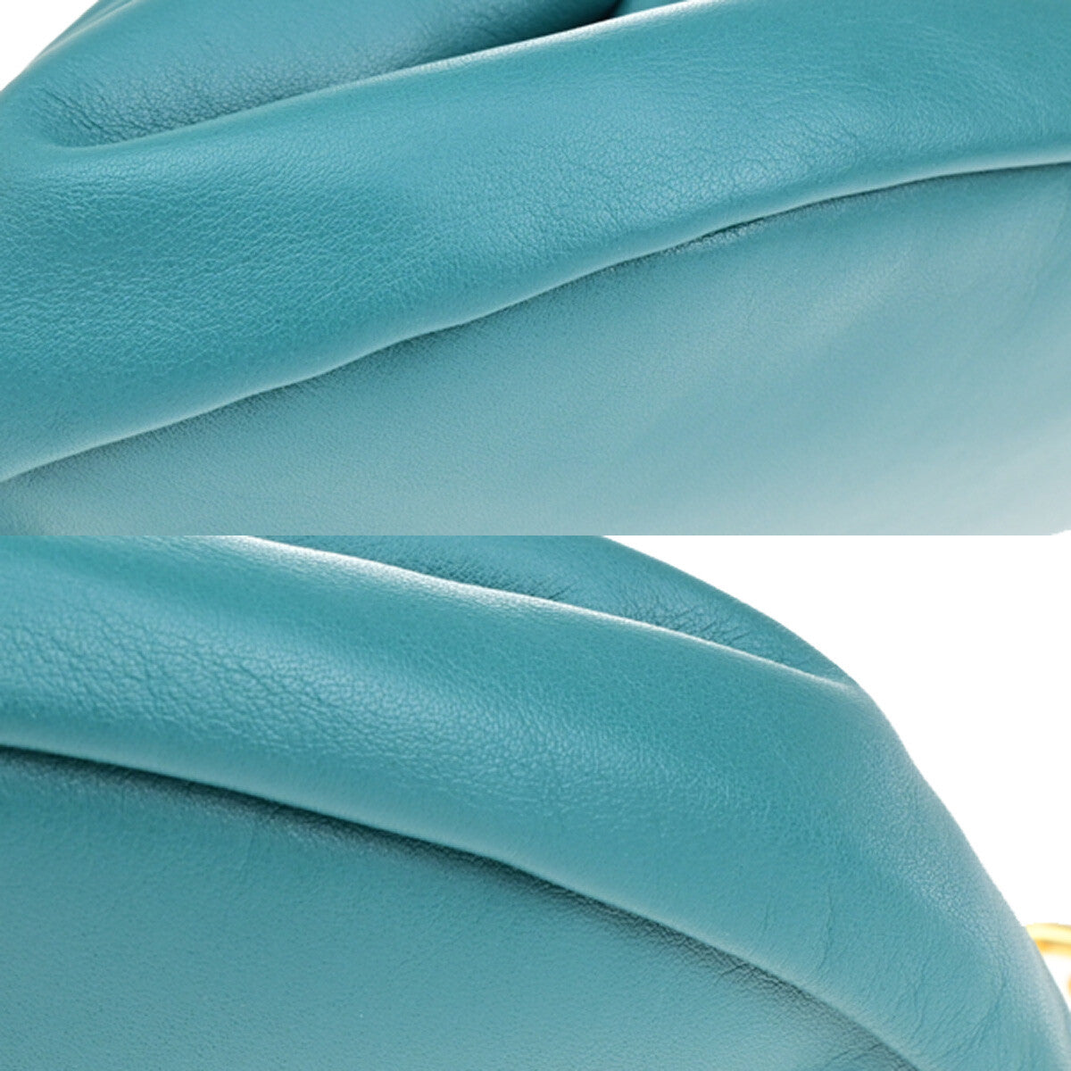 Bottega Veneta The Chain Pouch Leather, GREEN, LEATHER, Clutche & pouche