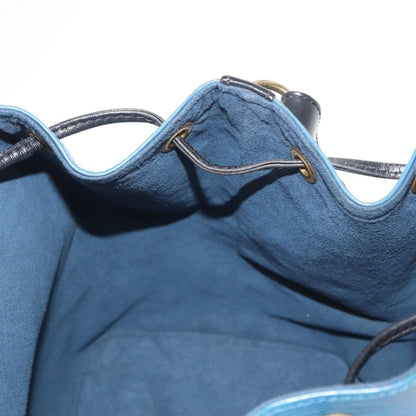 Louis Vuitton Petit Noe Handbag Epi Leather, BLACK, LEATHER, Shoulder bag