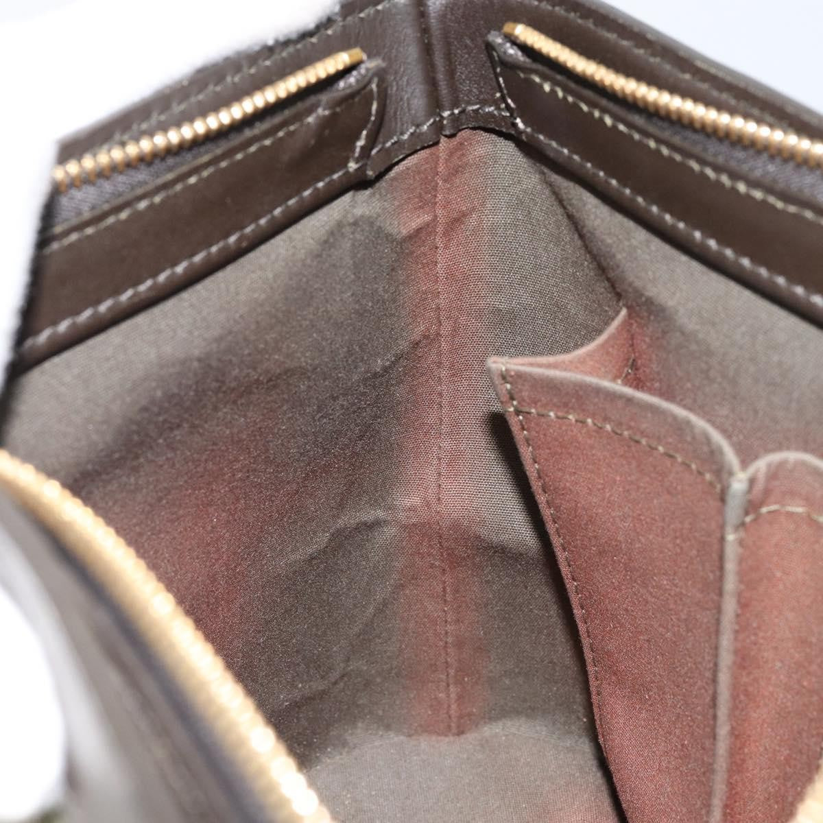 Louis Vuitton Lucille Handbag Mini Lin, KHAKI, CANVAS, Handbag