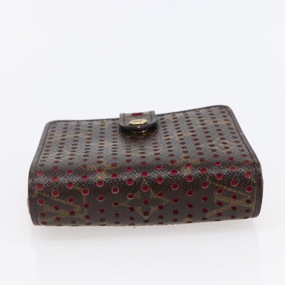 Louis Vuitton Perfo  Compact Zip Wallet Canvas, PINK, CANVAS, Wallets