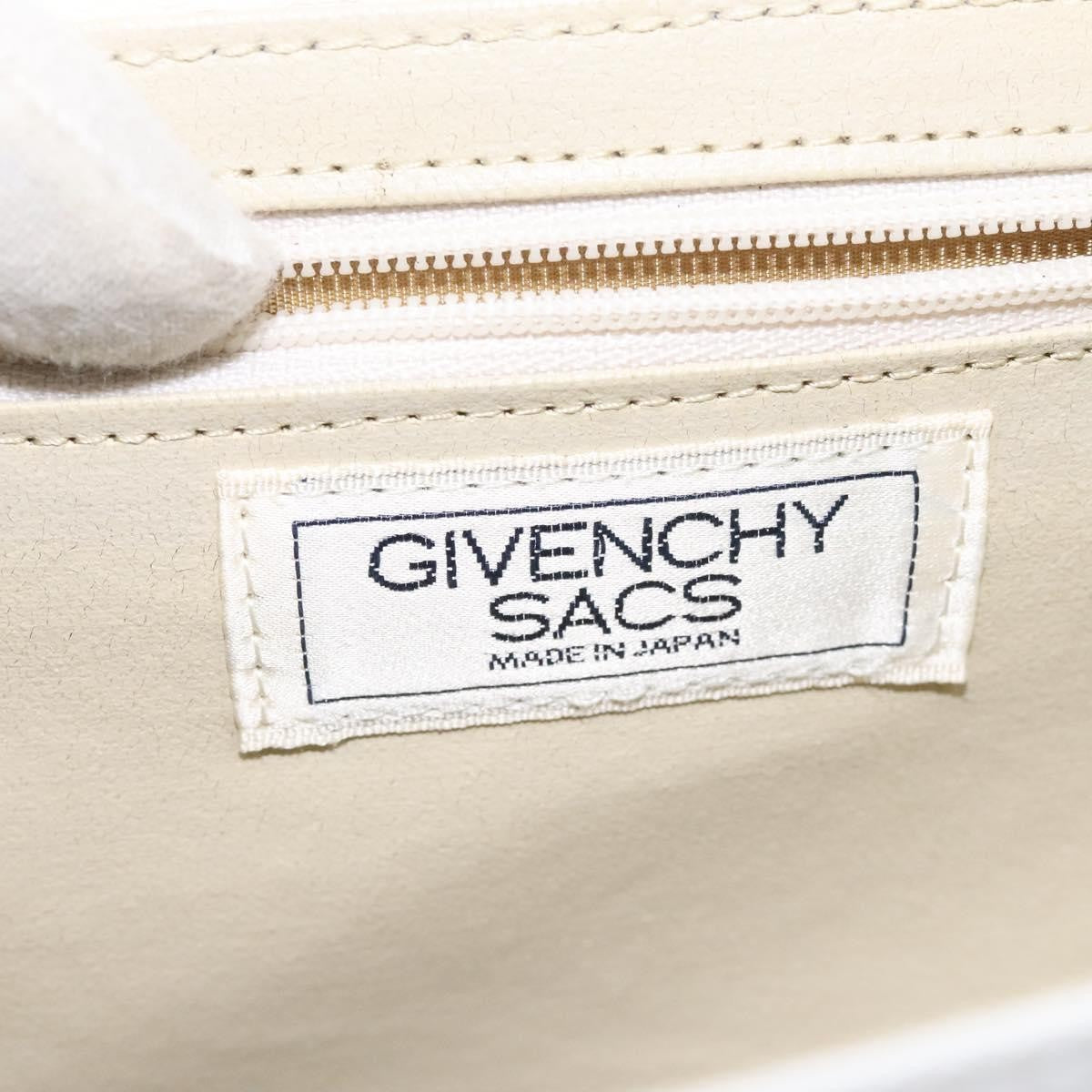 Givenchy Vintage 4G shoulder bag Leather, WHITE, LEATHER, Shoulder bag