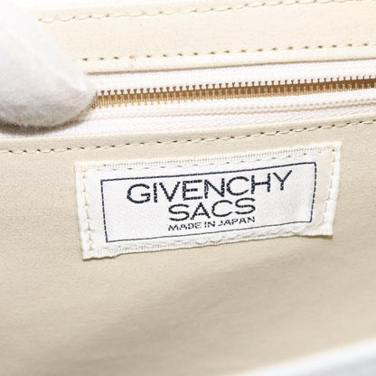 Givenchy Vintage 4G shoulder bag Leather, WHITE, LEATHER, Shoulder bag