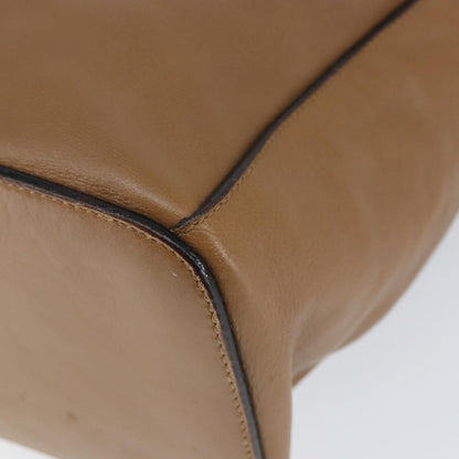 Prada Vintage Shoulder Bag Leather, BROWN, LEATHER, Shoulder bag