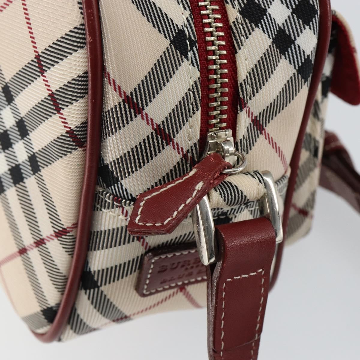 Burberry Nova Check Blue Label Canvas, BEIGE, CANVAS, Shoulder bag