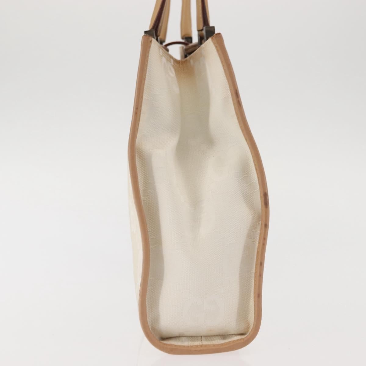 Gucci Vintage Jackie Handbag Canvas, BEIGE, CANVAS, Handbag