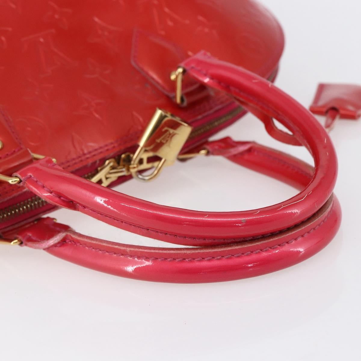 Louis Vuitton Alma Handbag Patent Leather, PINK, PATENT_LEATHER, Handbag
