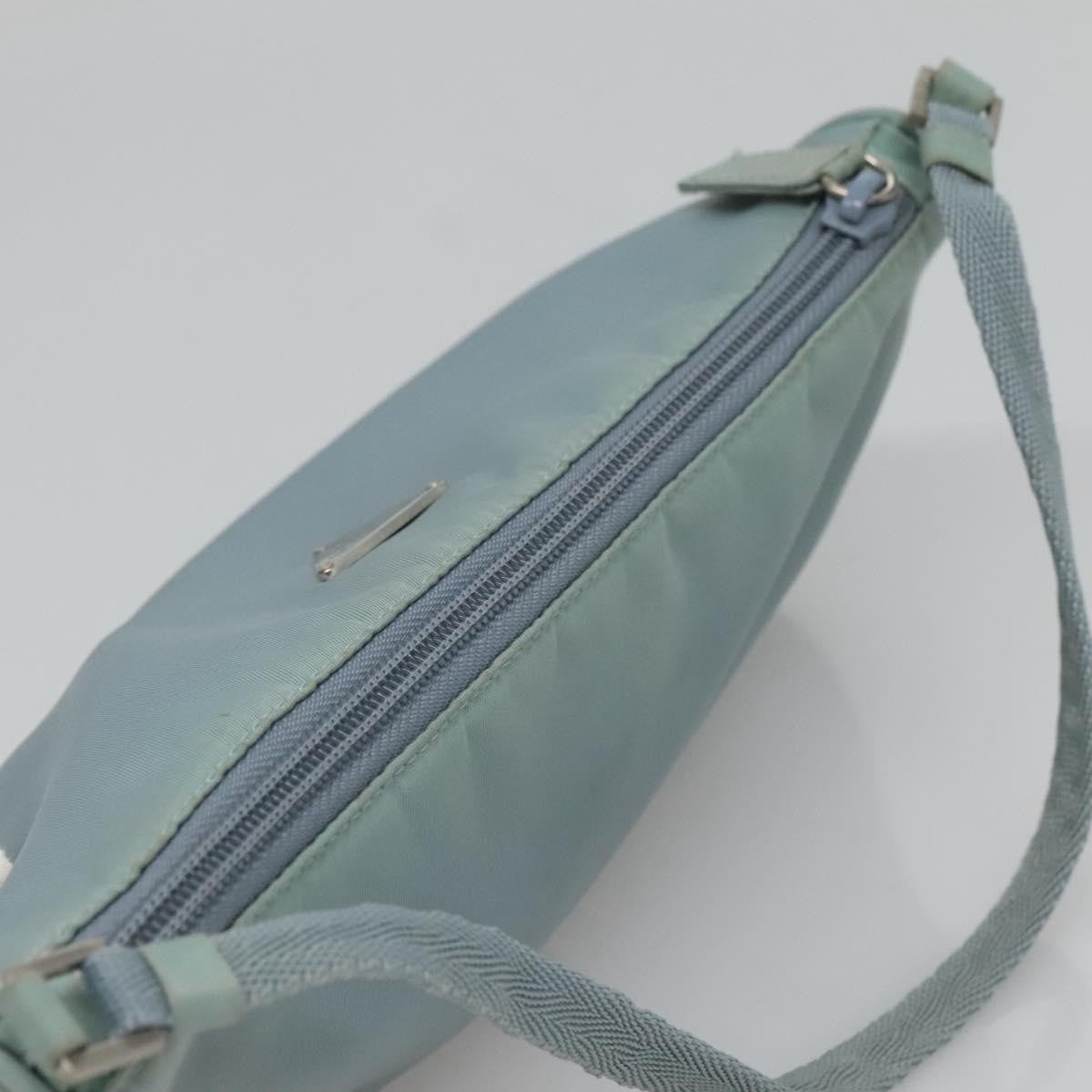 Prada Pochette Shoulder Bag Tessuto, BLUE, NYLON, Clutche & pouche