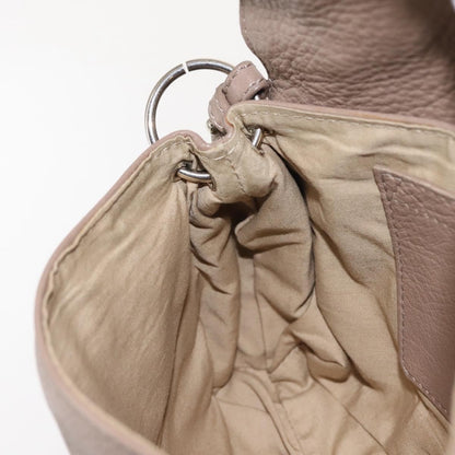 Chloe Lily Shoulder bag Leather, PURPLE, LEATHER, Shoulder bag