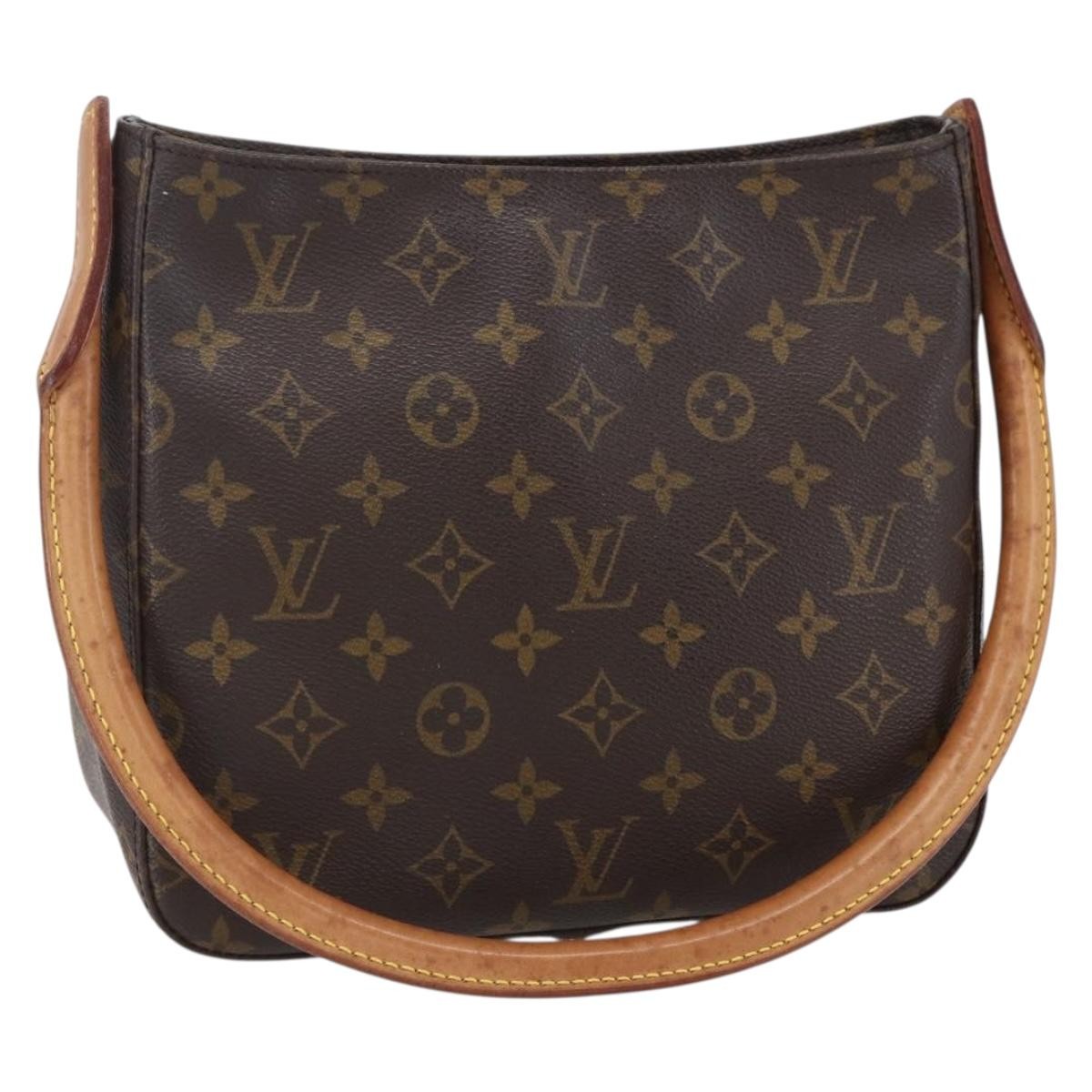 Louis Vuitton Looping Handbag Monogram Canvas, BROWN, CANVAS, Shoulder bag