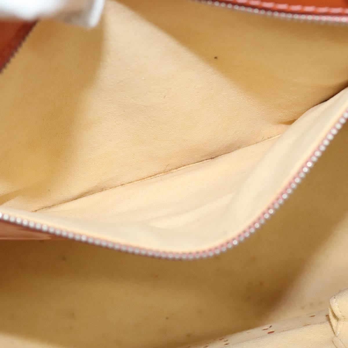 Chanel CC No.5 Shopping Tote Perforated Patent, ORANGE, PATENT_LEATHER, Handbag