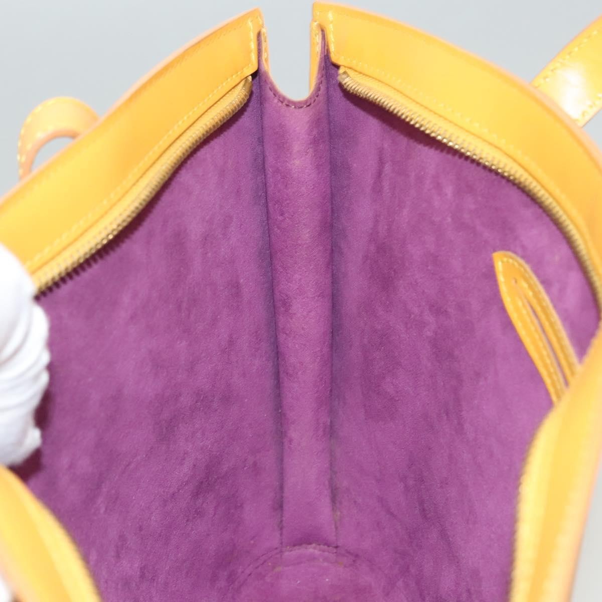 Louis Vuitton Saint Jacques Handbag Epi Leather, YELLOW, LEATHER, Handbag