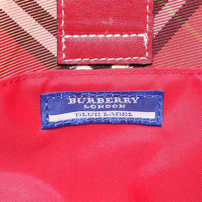 Burberry Nova Check Handbag Nova Check Canvas, RED, NYLON, Handbag