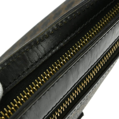 Celine C Macadam Pouch Canvas, BROWN, CANVAS, Clutche & pouche